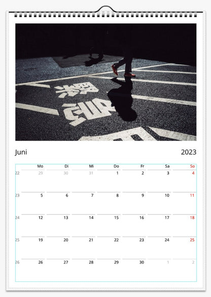 Wandkalender 2023 "Tokio" in A3