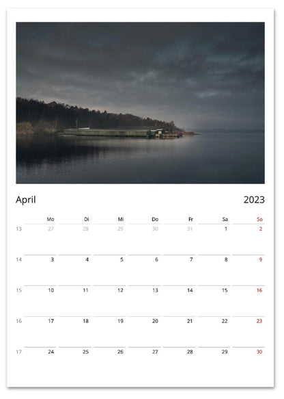 Wandkalender 2023 "Mecklenburgische Seenplatte" A3