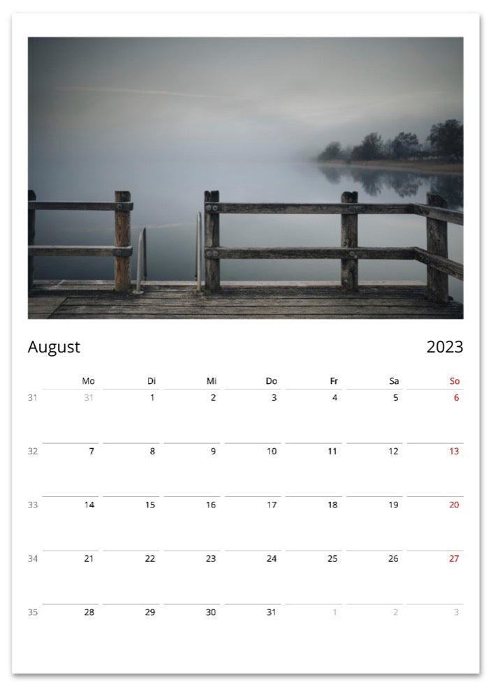 Wandkalender 2023 "Mecklenburgische Seenplatte" A3