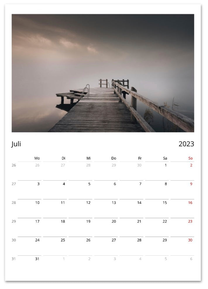 Wandkalender 2023 "Mecklenburgische Seenplatte" A3