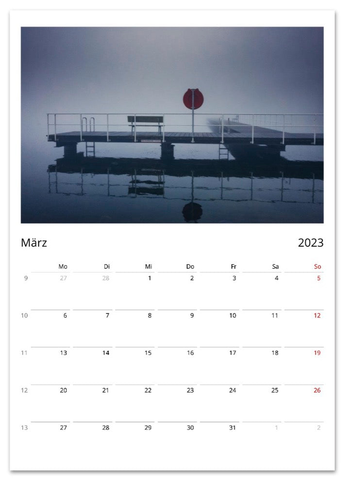 Wandkalender 2023 "Mecklenburgische Seenplatte" A3