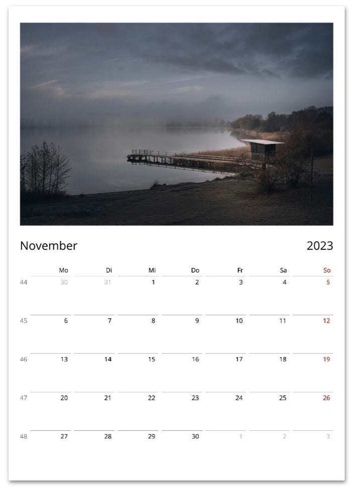 Wandkalender 2023 "Mecklenburgische Seenplatte" A3