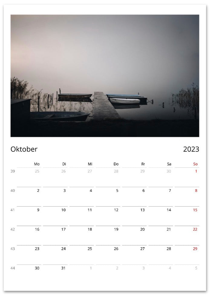 Wandkalender 2023 "Mecklenburgische Seenplatte" A3