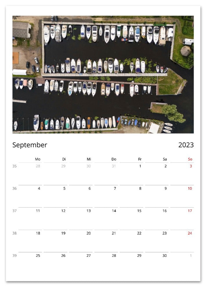 Wandkalender 2023 "Mecklenburgische Seenplatte" A3